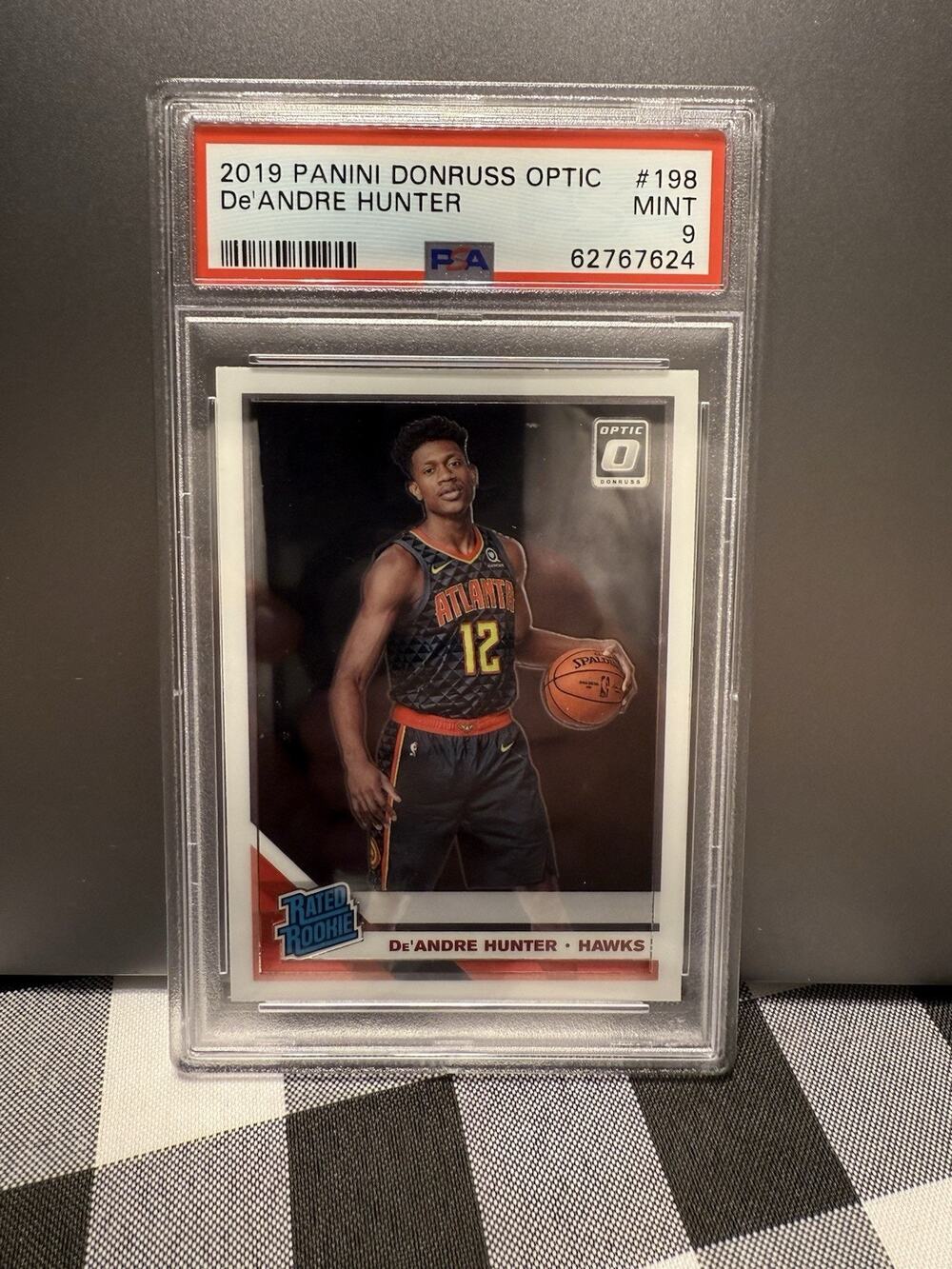 2019-20 Panini Donruss Optic - Rated Rookie De'Andre Hunter #198 (RC)
